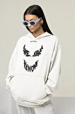 Tasarım We Are Venom Yazılı Unisex Oversize Tom Hardy Hoodie