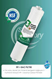 Su Arıtma 6 Filtre 11 Aşama PH Alkalin Filtre Takımı 6 Filtre 11 Aşama Mineral Filtre Set Membransız