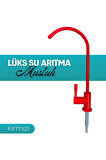 Su Arıtma Cihazı Lüx Kırmızı Musluk Tüm Cihazlar İçin Uygundur