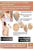 Özel Model 5M Ten Rengi İç Göstermez Göğüs Dikleştirici Şekillendirici Push Up Silikon Bant