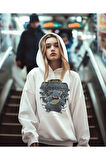 Pokemon Blastoise Baskılı Unisex Oversize Hoodie