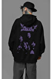 Tasarım Black Sabbath Baskılı Unisex Oversize Rock Metal Hoodie