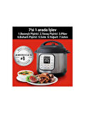 Instant Pot Duo 7'si 1 Arada Akıllı Pişirici, 5.7 L Buharlı Pişirici