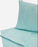%100 COTTON (PAMUK) 2 ADET SU YEŞİLİ RENGİ 50x70 cm YASTIK KILIFI PİLLOW CASE