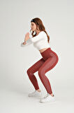 Wind Kiremit Kalçası Büzgülü Push Up Kalça Şekillendirici Spor Fitness Seamless Tayt