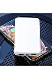 WASHA Çift Usb 10000 Mah Type-c Micro Çıkışlı A Powerbank Taşınabilir Şarj Cihazı WP-1