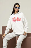 Why So Serious ? Yazılı Unisex Oversize Joker Hoodie