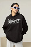 Slipknot All Hope Is Gone Yazılı Unisex Oversize Hoodie