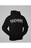 Telepathy Baskılı Unisex Oversize Tasarım Hoodie