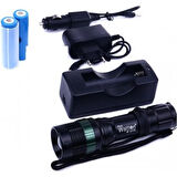 Watton Wt-037-Şarjlı Zoomlu Acil Durum Kamp Balıkçılık Led El Feneri