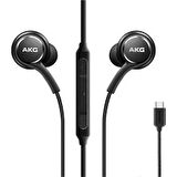 KRAL AKG  Mikrofonlu Type-C Girişli Kulak Içi Siyah Kablolu Kulaklık