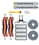 Xiaomi X20 Max X20 Pro (PLUS DEĞİL!) Uyumlu Yedek Fırça Hepa Filtre Mop Seti-12 Parça