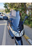 Piaggio X8 200 Siperlik Ön Cam 2004 2006 Model 58cm Açıkfüme Renkli 4mm