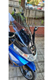 Piaggio X8 200 Siperlik Ön Cam 2004 2006 Model 58cm Açıkfüme Renkli 4mm