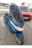 Piaggio X8 200 Siperlik Ön Cam 2004 2006 Model 58cm Siyah Renkli 4mm