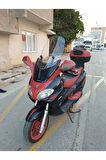 Piaggio X9 Siperlik Ön Cam 2004 2007 Model 59cm Şeffaf Renkli 4mm
