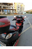 Piaggio X9 Siperlik Ön Cam 2004 2007 Model 59cm Şeffaf Renkli 4mm