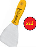 Sgs 684 Boyacı Spatula 60Mm Yay Çeliği 12 Adet 