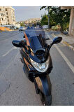 Kymco Xciting 250 500 İ Siperlik Ön Cam 2008 2012 Model 62cm Açıkfüme Renkli 4mm