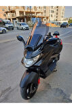 Kymco Xciting 250 500 İ Siperlik Ön Cam 2008 2012 Model 62cm Açıkfüme Renkli 4mm