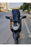 Kymco Xciting 250 500 İ Siperlik Ön Cam 2008 2012 Model 62cm Siyah Renkli 4mm