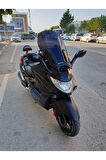 Kymco Xciting 250 500 İ Siperlik Ön Cam 2008 2012 Model 62cm Siyah Renkli 4mm