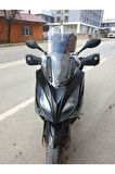 Kymco Xciting 250 500 R Siperlik Ön Cam 2010 2011 Model 72cm Şeffaf Renkli 4mm UZUN CAM