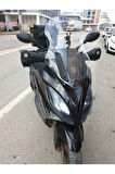 Kymco Xciting 250 500 R Siperlik Ön Cam 2010 2011 Model 72cm Şeffaf Renkli 4mm UZUN CAM