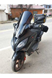 Kymco Xciting 250 500 R Siperlik Ön Cam 2010 2011 Model 72cm Siyah Renkli 4mm UZUN CAM