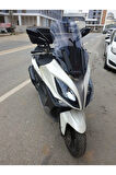Kymco Xciting 400 İ Siperlik Ön Cam 2015 Model 72cm Açıkfüme Renkli 4mm UZUN CAM