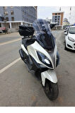 Kymco Xciting 400 İ Siperlik Ön Cam 2015 Model 72cm Açıkfüme Renkli 4mm UZUN CAM