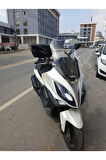 Kymco Xciting 400 İ Siperlik Ön Cam 2015 Model 72cm Şeffaf Renkli 4mm UZUN CAM