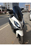 Kymco Xciting 400 İ Siperlik Ön Cam 2015 Model 72cm Siyah Renkli 4mm UZUN CAM
