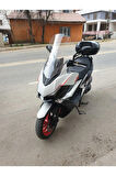 Kymco Xciting VS 400 Siperlik Ön Cam 2023 2024 Model 66cm Şeffaf Renkli 4mm