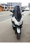 Kymco Xciting VS 400 Siperlik Ön Cam 2023 2024 Model 66cm Siyah Renkli 4mm