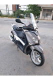 Yamaha Xcity 250 Siperlik Ön Cam 2011 2016 Model 50cm Şeffaf Renkli 4mm ELCİK KORUMALI