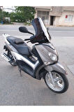 Yamaha Xcity 250 Siperlik Ön Cam 2011 2016 Model 50cm Siyah Renkli 4mm ELCİK KORUMALI