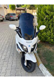 Piaggio X Evo Siperlik Ön Cam 2009 2015 Model 58cm Siyah Renkli 4mm