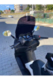 Piaggio X Evo Siperlik Ön Cam 2009 2015 Model 58cm Siyah Renkli 4mm