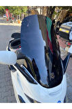 Piaggio X Evo Siperlik Ön Cam 2009 2015 Model 58cm Siyah Renkli 4mm