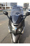 Piaggio X Evo Siperlik Ön Cam 2009 2015 Model 70cm Açıkfüme Renkli 4mm