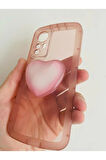 Xiaomi 12 Kamera Korumalı Popsocketli Pembe Kılıf