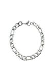 Unisex  Aralıklı Şavin Figaro Silver Alaşım Bileklik