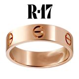 Kartier Düz Yüzük Rose Renk 17 Numara
