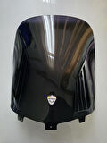 MOTOCAM Yamaha Xmax Siperlik Ön Cam 2007-2010 Model 47cm Siyah Renkli 4mm ORİJİNAL BOYLU