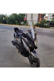 Yamaha Xmax Siperlik Ön Cam 2014 2017 Model 58cm Şeffaf Renkli 4mm