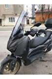 Yamaha Xmax Siperlik Ön Cam 2018 2022 Model 65cm Açıkfüme Renkli 4mm ORTA BOYLU CAM
