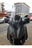 Yamaha Xmax Siperlik Ön Cam 2018 2022 Model 65cm Şeffaf Renkli 4mm ORTA BOYLU CAM