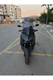 Yamaha Xmax Siperlik Ön Cam 2023 2024 Model 65cm Açıkfüme Renkli 4mm ORTA BOYLU CAM