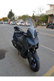 Yamaha Xmax Siperlik Ön Cam 2023 2024 Model 65cm Şeffaf Renkli 4mm ORTA BOYLU CAM